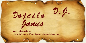 Dojčilo Janus vizit kartica